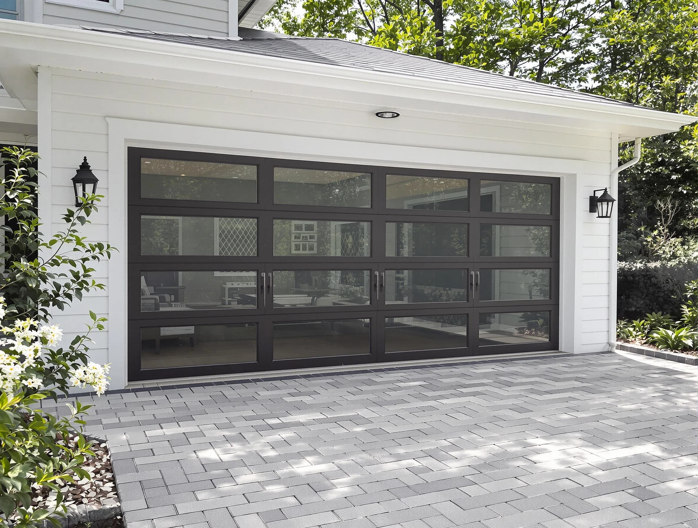 Fairburn Garage Door Repair design specialist presenting custom garage door options to Fairburn homeowner