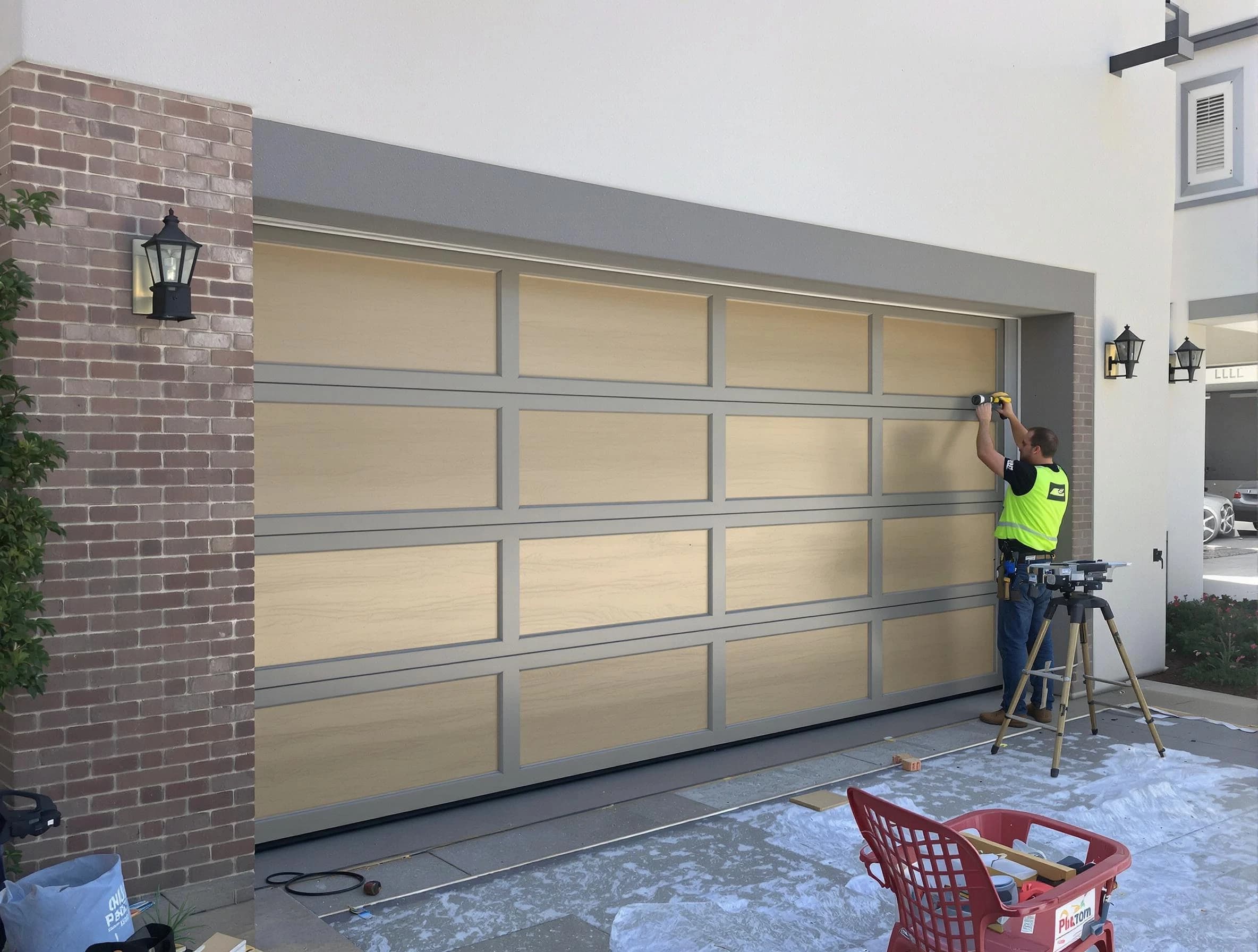 Garage door replacement service by Fairburn Garage Door Repair in Fairburn