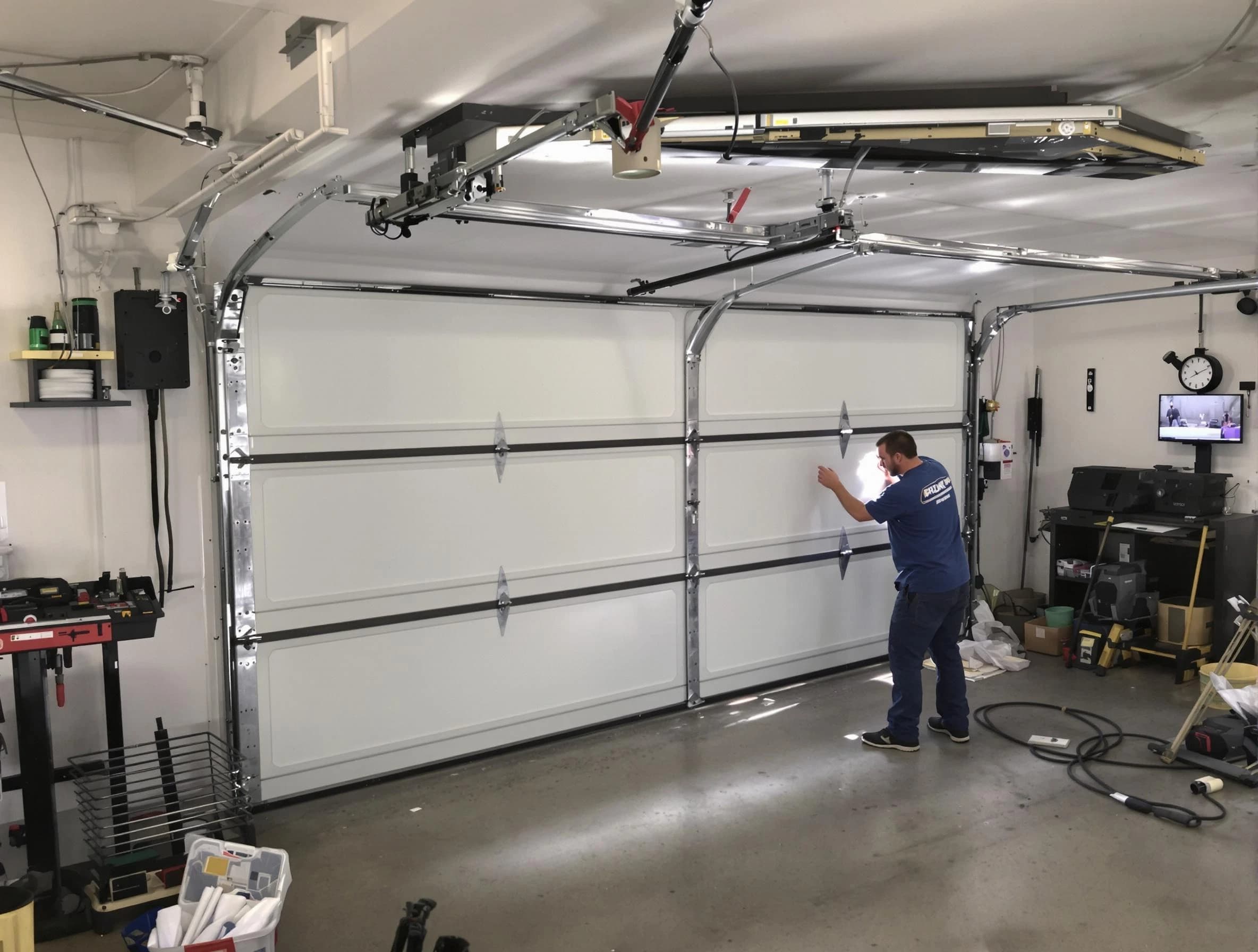 Professional garage door repair service by Fairburn Garage Door Repair in Fairburn