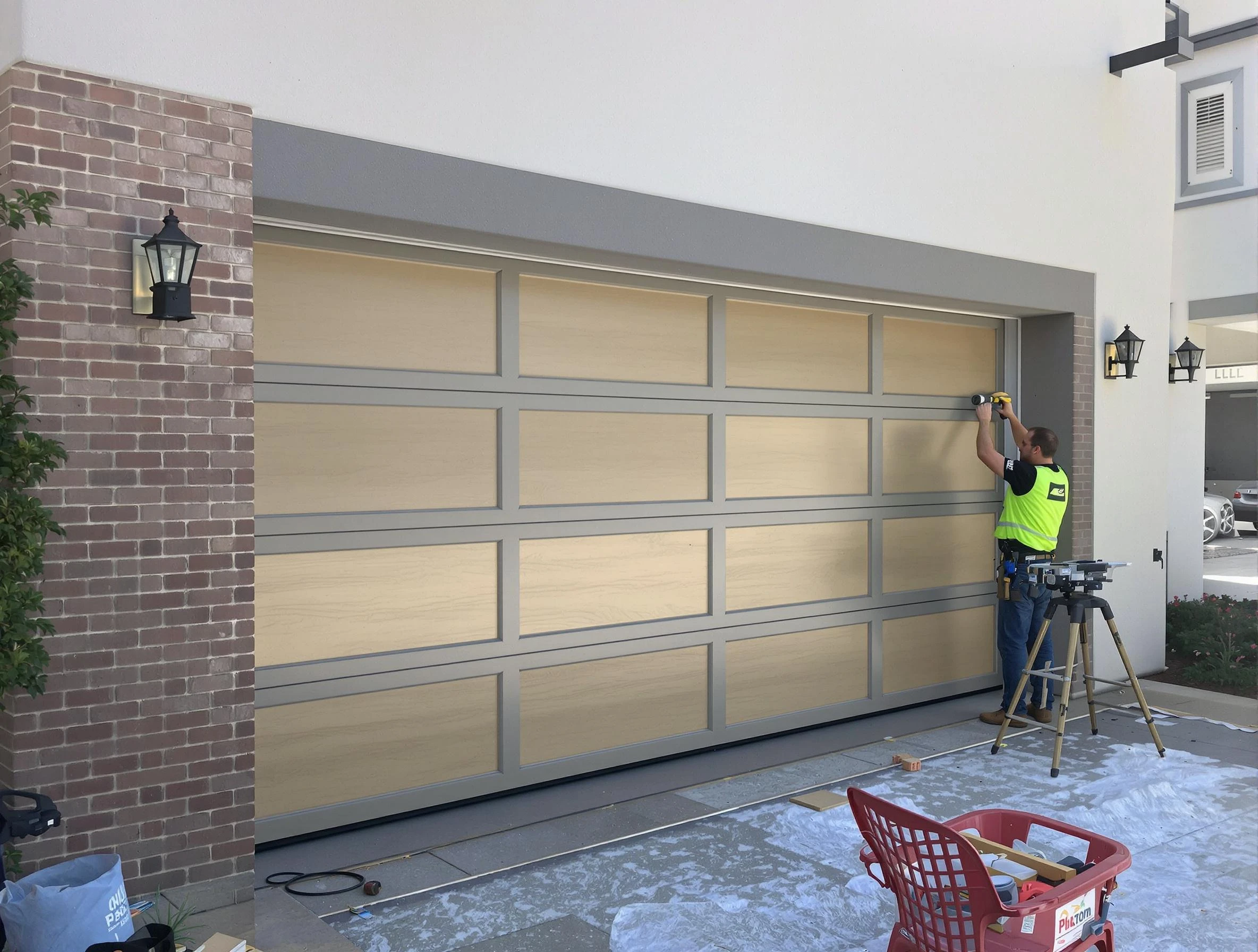 Garage door replacement service by Fairburn Garage Door Repair in Fairburn