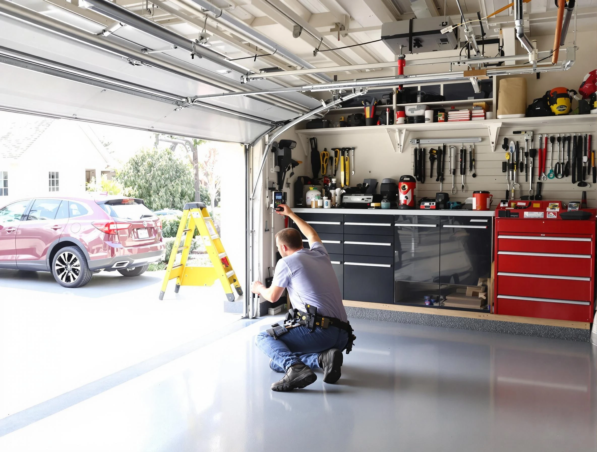 Local garage door repair service by Fairburn Garage Door Repair in Fairburn