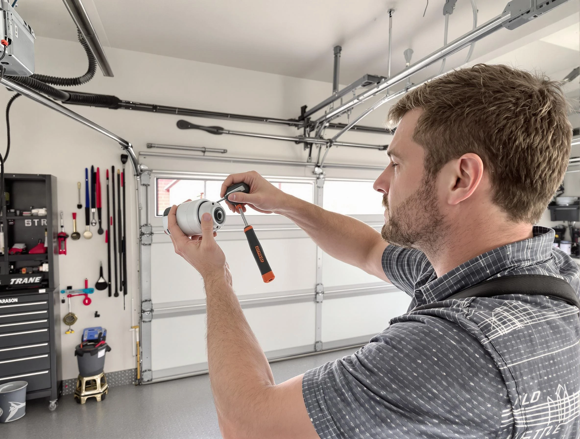 Garage door opener repair service by Fairburn Garage Door Repair in Fairburn